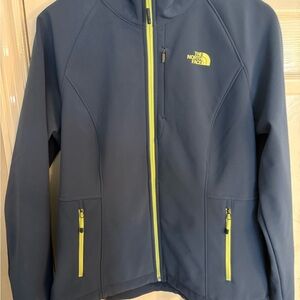 The North Face Flashdry Windwall Fleece Jacket. Blue and yellow. Women’s large.